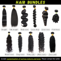 Color natural 8 pulgadas Corto de cabello humano de 8 pulgadas Cabello de trama brasileño Remy Cabello Extensión Afro Curly Weave Bundles de cabello humano barato